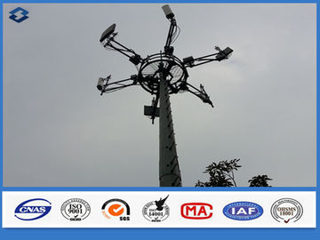 3mm Monopole Telecommunication Tower Powerline Electric Steel Poles