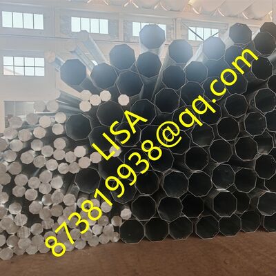 40FT Hot Dip Galvanized Octagonal Steel Pole with 500KG Load for Distribution Lines