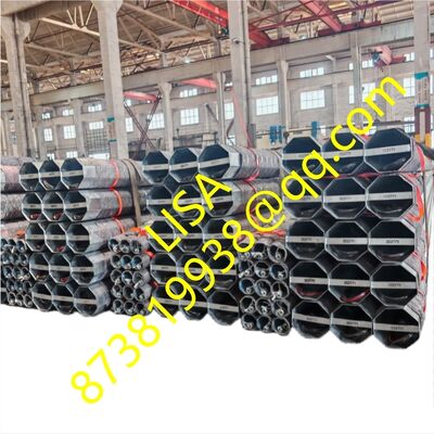 5M-12M Octagonal Tapered Hot-dip Galvanized Steel Lighting Pole for Street and Park Lighting