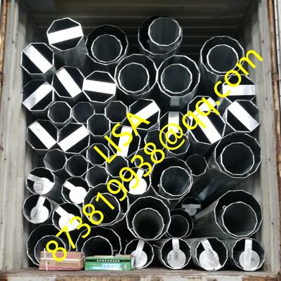 ASTM A572 lớp 50 hai mạch 15m điện áp cao truyền thép cột chống động đất IEC 60826