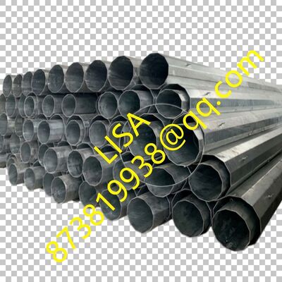 28FT Direct Buried Galvanized Electric Steel Pole with 400KGF Design Load for Power Distribution
