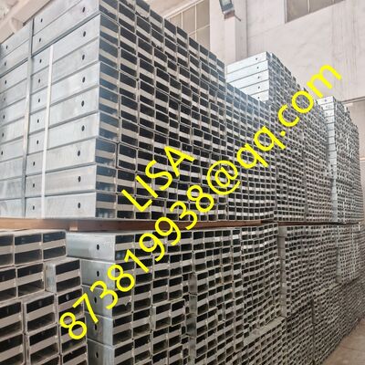 10FT Hot Dip Galvanized Steel Cross Arm with Q235 Material and 2.75mm Thickness