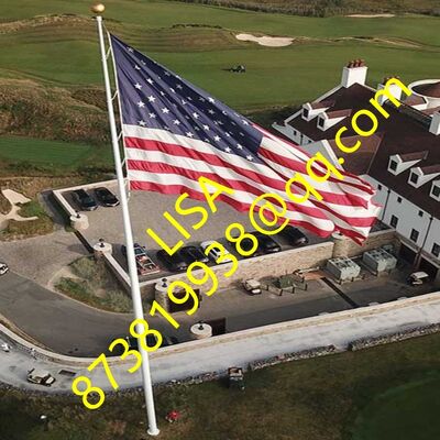 Q235 Material 6M-30M Height 2.5mm-30.0mm Thick Galvanized Steel Flag Pole and Hot Dip Galvanized Flag Pole