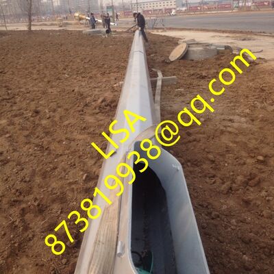 Dodecagonal 25M Lifting Type High Mast Steel Floodlight Pole with Hot-dip Galvanization Surface