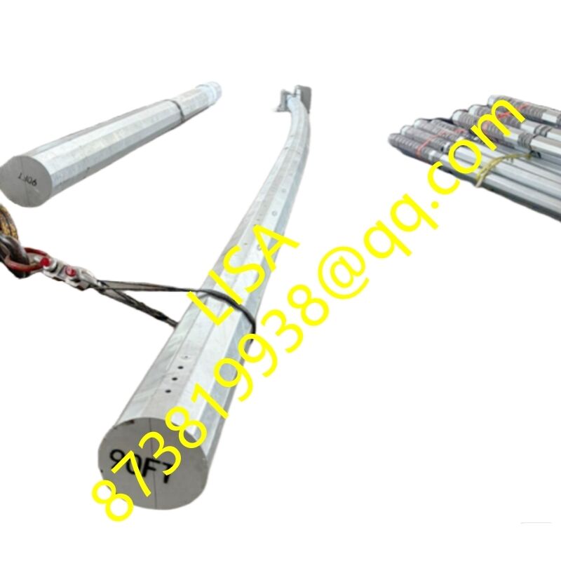 90FT Height Dodecagonal Transmission Steel Pole with 2000KGF Min Break Load for Power Transmission