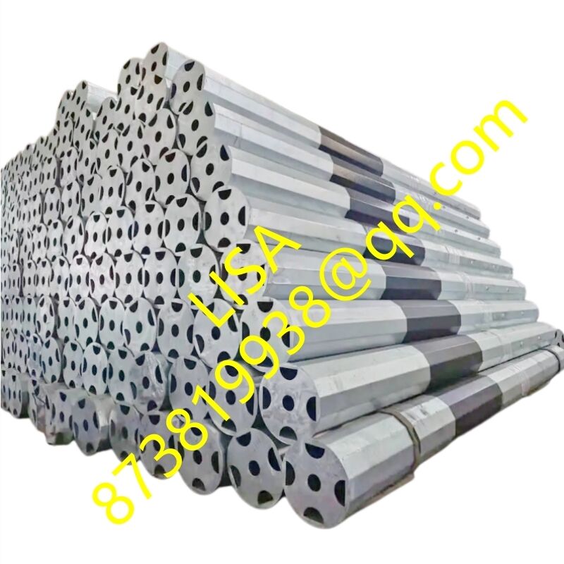 Multi-Functional 20m Telecom Power Composite Steel Pole Built-In Cable Management Modular Design Q345B