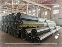 70FT 90FT Hot Dip Galvanized Dodecagonal Buried Steel Transmission Poles
