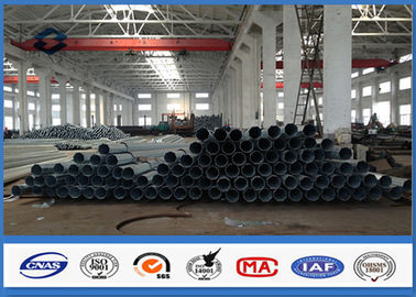 Burial Type ASTM A 123 Galvanized Steel Pole for Electrical Distribution Power Line