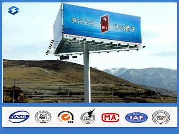 Trivision Billboard street pole advertising  Anti - rust / Anti - corrosion feature 2 ~ 15mm thickness