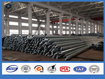 25FT Q355 Steel Material Galvanized Electric Power Steel poles