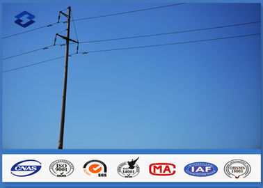 25FT 30FT 35FT 40FT Octagonal utility power pole , steel power pole with 500KGS Design Load
