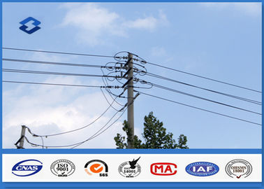 Overhead Transmission Line Steel Utility Pole with Hot dip Galvanization