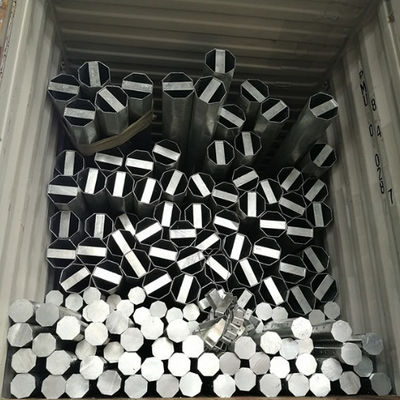 30FT 9150mm ASTM A36 Galvanized Octagonal 15kV Steel Power Pole