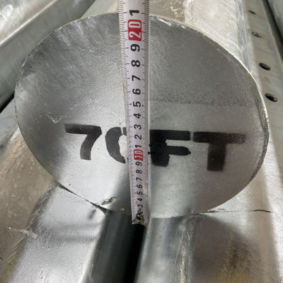70FT نوع الدفن المباشر القطب الفولاذي الكهربائي المعالج متعدد الأبعاد