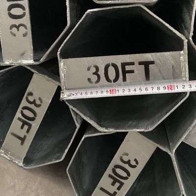 Nea Standard Power Distribution Transmission Pole Philippines Galvanized Steel Utility