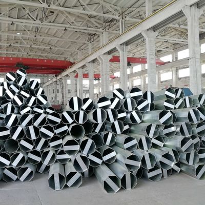 قطب نقل الطاقة 500KGF قطب الطاقة الكهربائية S355JR 35FT