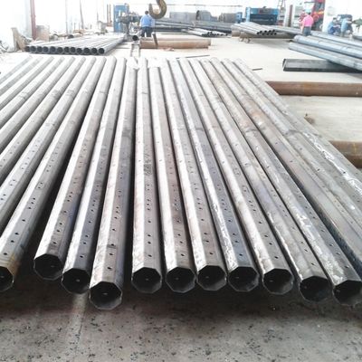 25FT 300KGF Load Philippines Nea Standard Hot Dip Galvanized Steel Pole
