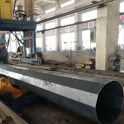 90FT Dodecagonal Hot Dip Galvanized 69KV Philippines Steel Poles