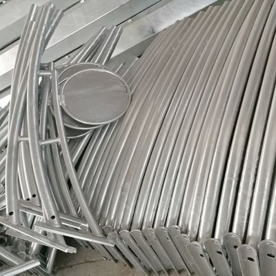 8M Q255B حرارة غطس مصباح الشارع الرقائقي قطب واحد ذراع المعدن مصباح القطب