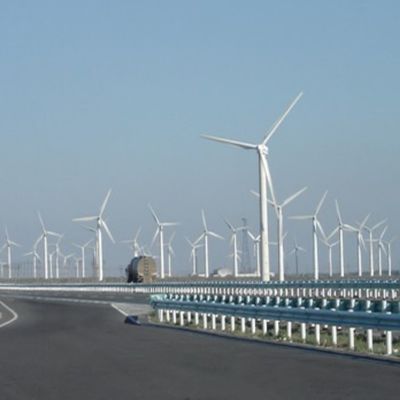 Galvanized 15M Wind Power Pole Tower Wind Turbines Steel Transmission Pole