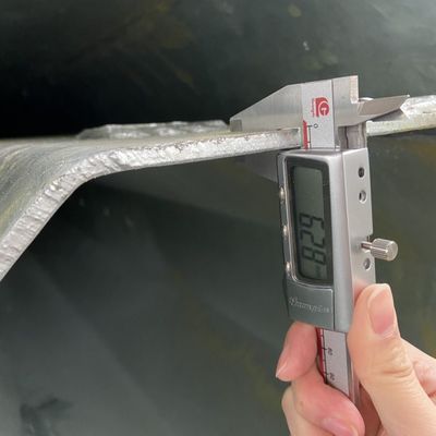 120FT 6mm Octagonal Pole Hot Dip Galvanized Electric Transmission Steel Utility Poles