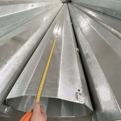1000KGF - 10000KGF Electric Transmission Steel Pole 105FT Steel Polygonal Pole