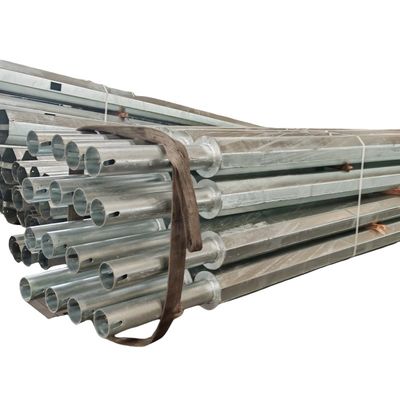 6M Octagonal Hot Dip Galvanised Light Pole Tapered Steel Pole Q235B
