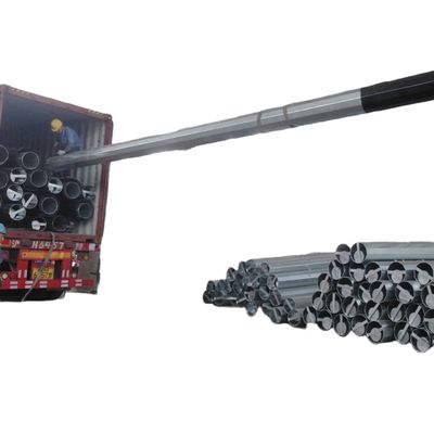 60FT NEA NGCP Standard galvanised steel power pole For Power Distribution