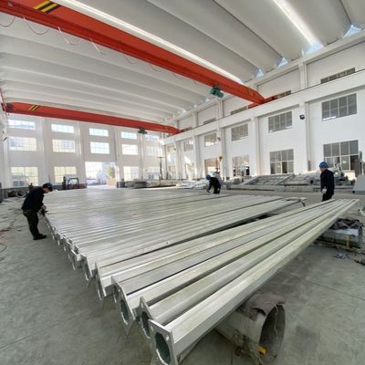 7.5M ASTM A36 Octagonal Steel Lighting Pole Hot Dip Galvanized