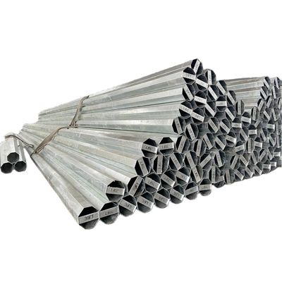 30FT 2 Segments Gr50 Octagonal Metal Utility Pole Hot Dip Galvanized