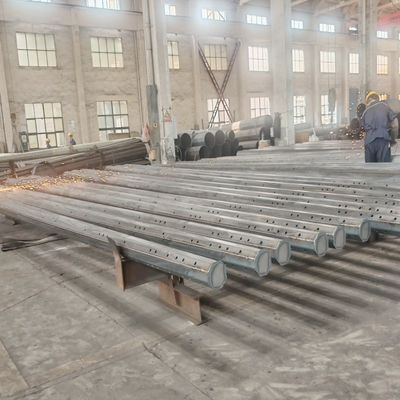 11kv 15kv 20kv 33kv 35kv HDG Octagonal Steel Pole 345Mpa Commercial Residential Area Distribution
