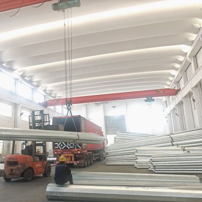 Galvanized 30FT 35FT 40FT 45FT Distribution Line Steel Pole