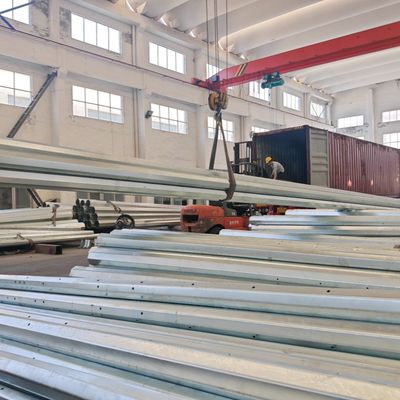 13.8KV elektryczny słup z 500kg projektowego obciążenia dla rynku filipińskiego