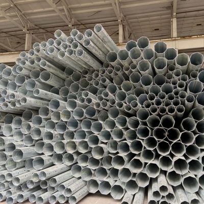 9M 10.5M Polvos de acero eléctrico galvanizados en caliente de 3 mm octogonales