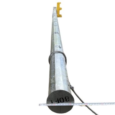 12-Side 3-Section 450mpa 80ft Sub-Transmission Steel Pole Hot-Dip Galvanized