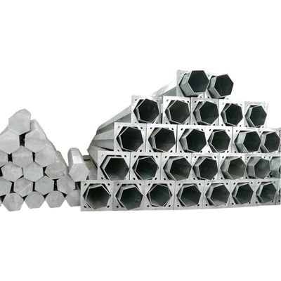 Hongxin 2-Segments 12M Octagonal Steel Lighting Pole Hot Dip Galvanized Lamp Pole