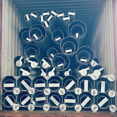 Hongxin 30FT 40FT 50FT оцинкованные полигональные распределительные стальные полюсы