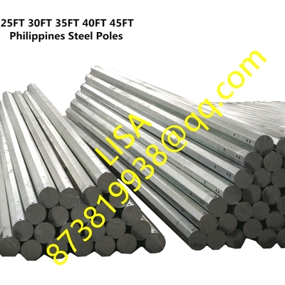 Hongxin Philippines Q345 High-Performance Distribution Steel Pole for Stable Power Distribution