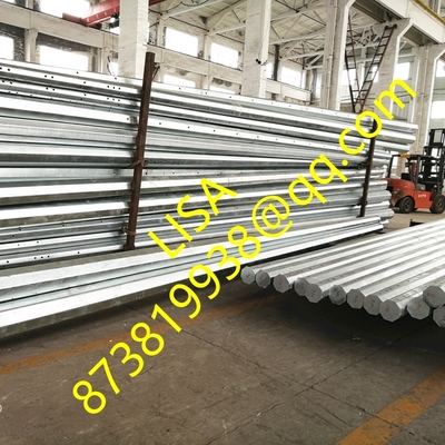 Hongxin Philippines Q345 High-Performance Distribution Steel Pole for Stable Power Distribution
