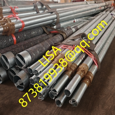 Hongxin Q235 7M Round Tapered Hot Dip Galvanized Wrapped Street Lighting Steel Pole