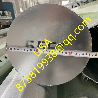 Philippines 69KV 55FT Dodecagonal Hot Dip Galvanized Transmission Steel Poles