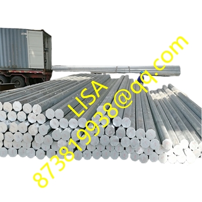 Octagonal Hot-Dip Galvanized Philippines Nea Standard Steel Pole 25FT 30FT 35FT 40FT 45FT