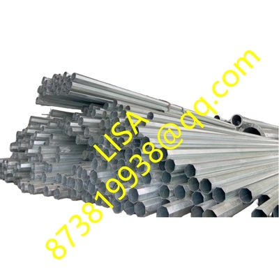 8 Sided 345Mpa Steel Utility Pole Octagonal HDG Galvanized Power Distribution Metal Poles