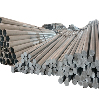 Octagonal Hot-Dip Galvanized Philippines Nea Standard Steel Pole 25FT 30FT 35FT 40FT 45FT