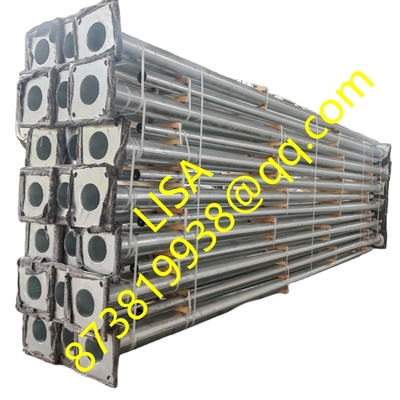 Q235 10M Nigeria Hot-dip Galvanized Solar Panel Street Lighting Steel Poles