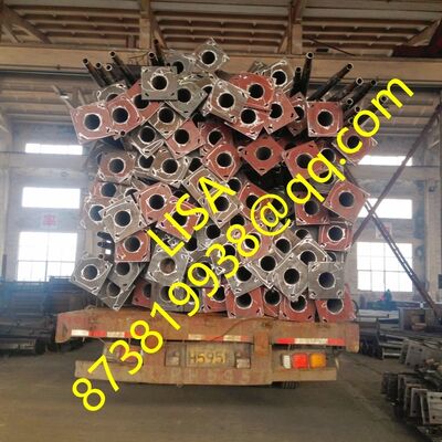 5.5M Height Hot-dip Galvanized Q235B Steel Lighting Pole for Street Light Applications