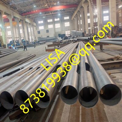 ASTM A36 Round Tapered Hot-dip Galvanized Q235B 3.0mm Thick Steel Lighting Pole for Street Park Garden