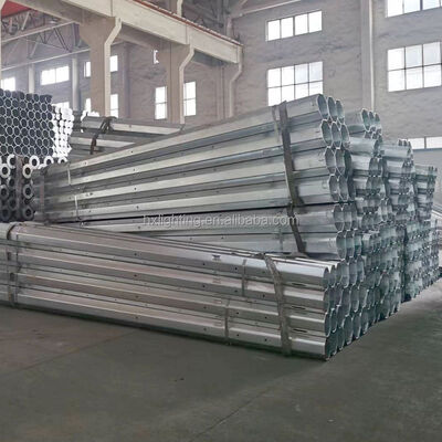 12 Meter Low Voltage Galvanized Polygon Stainless Steel Tubular Utility Pole Transmission Power Pole Electric Poles for Sale