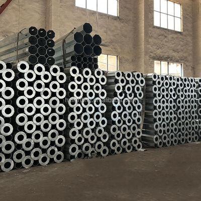 Hot Dip Galvanized Steel Pole Steel Tubular Pole Electric Power Pole NEA Steel Pole