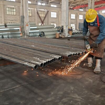 5.8M 6.5M with 5M 6M 7M 8M 12M 14M 18M Arm Polygonal Galvanized Traffic Steel Poles